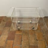Plexiglass coffee table