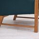 1970s, Danish high back armchair, furniture wool, solid oak wood.