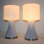 Vistosi Murano Lamp Vintage 70 Italy x2