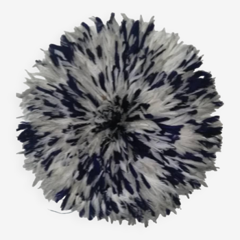 Juju hat speckled white gray and navy blue 50 cm