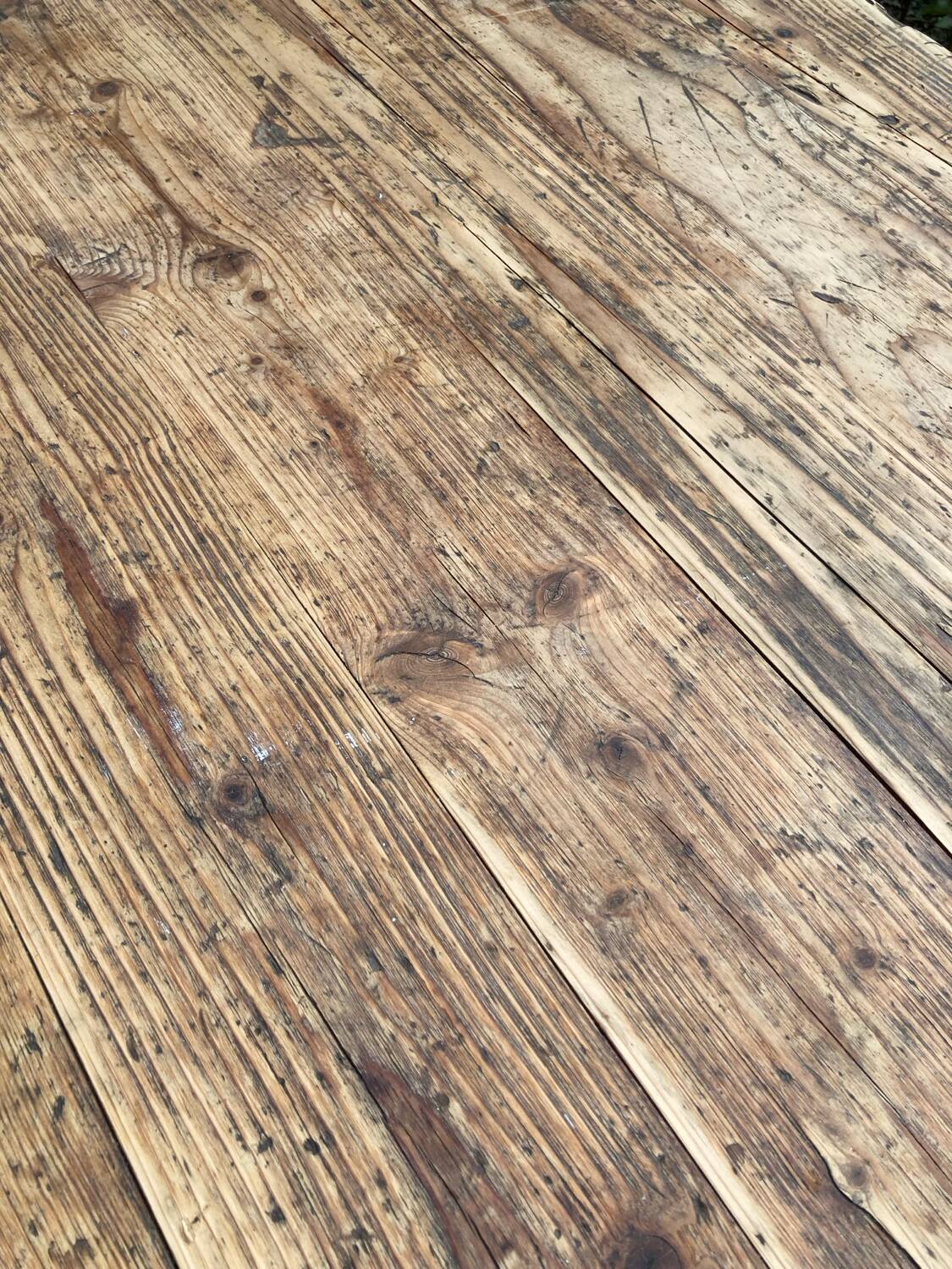 Old farmhouse table
