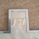 Crucifix en aluminium vintage