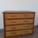 Commode rotin et bambou, 80's