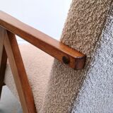 Mid Century Easy Chair Model B - 310 Var in Beige Boucle
