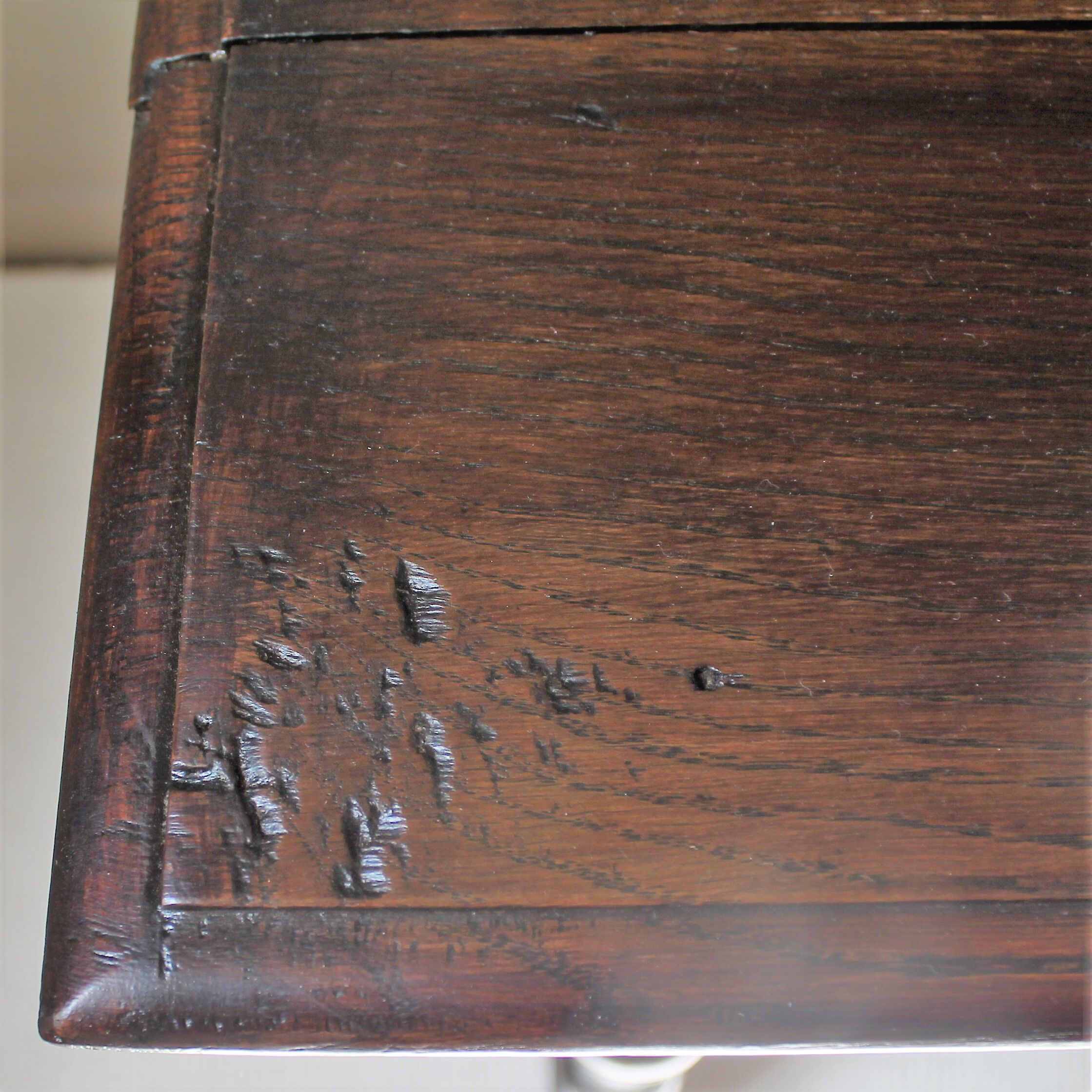 19th century solid oak desk