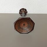 Old cast iron candle holder