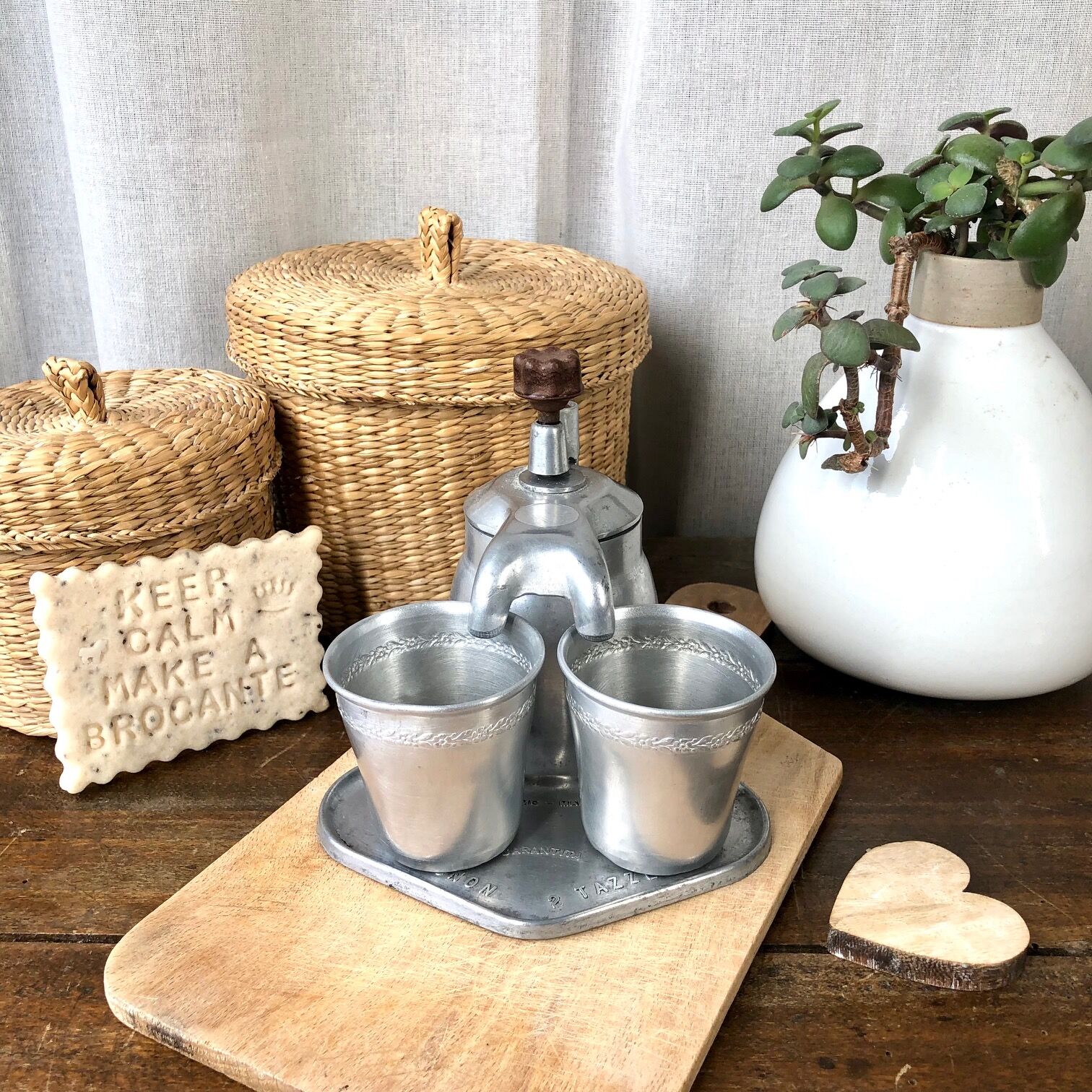 Vintage italian coffee maker "mignon 2 tazze"