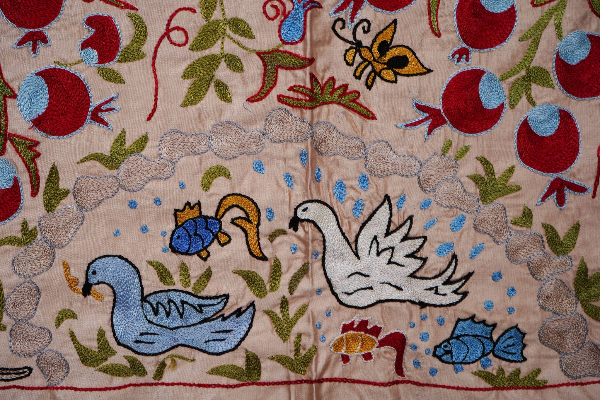 Tapis turc vintage noué à la main