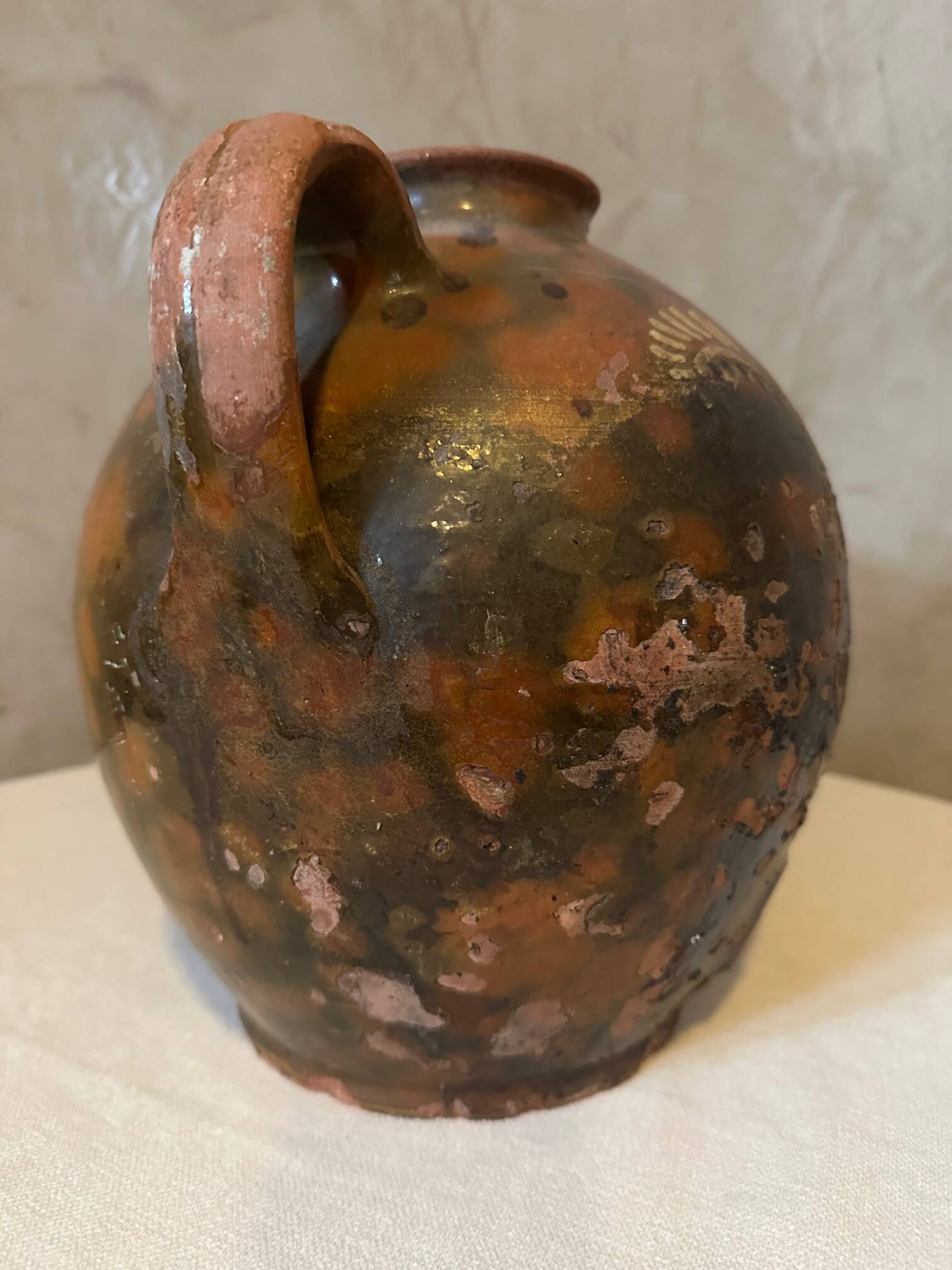 19th century oil jug