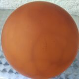 Dolphin night light globe orange glass paste