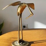 Vintage brass crane