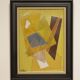Geometric abstraction by Maurice Miot signed Melito.