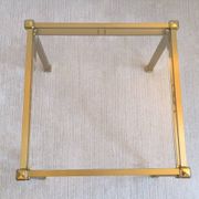 Beautiful square gold coffee table Orsenigo Italy collection 'Art Deco'
