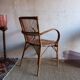 Vintage rattan armchair
