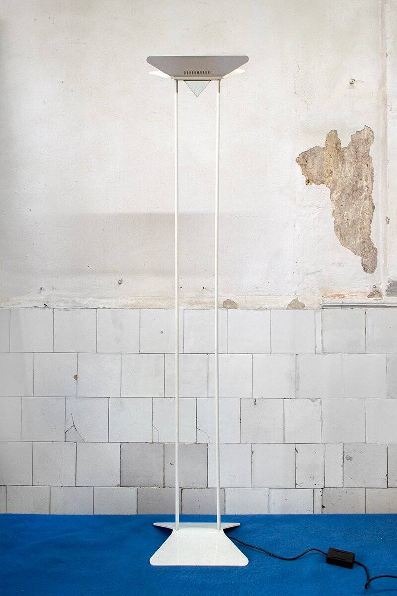 Lampada da terra vintage alogena, Italia, anni '80