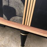 Black vintage sideboard