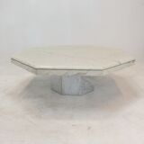 Italian Marble Octagon Coffee Table, 1980's