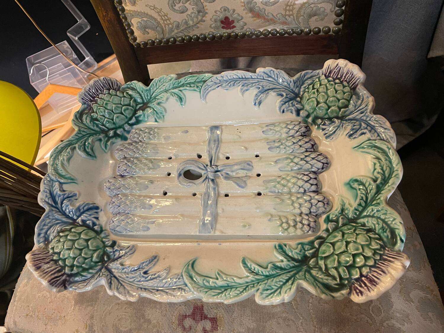 19th century asparagus dish