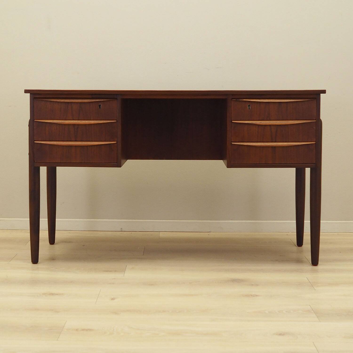 Teak desk, Danish design, 1960s, manufactured in Denmark