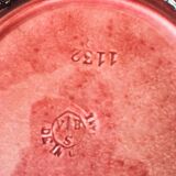 Dish in barbotine late 19th century