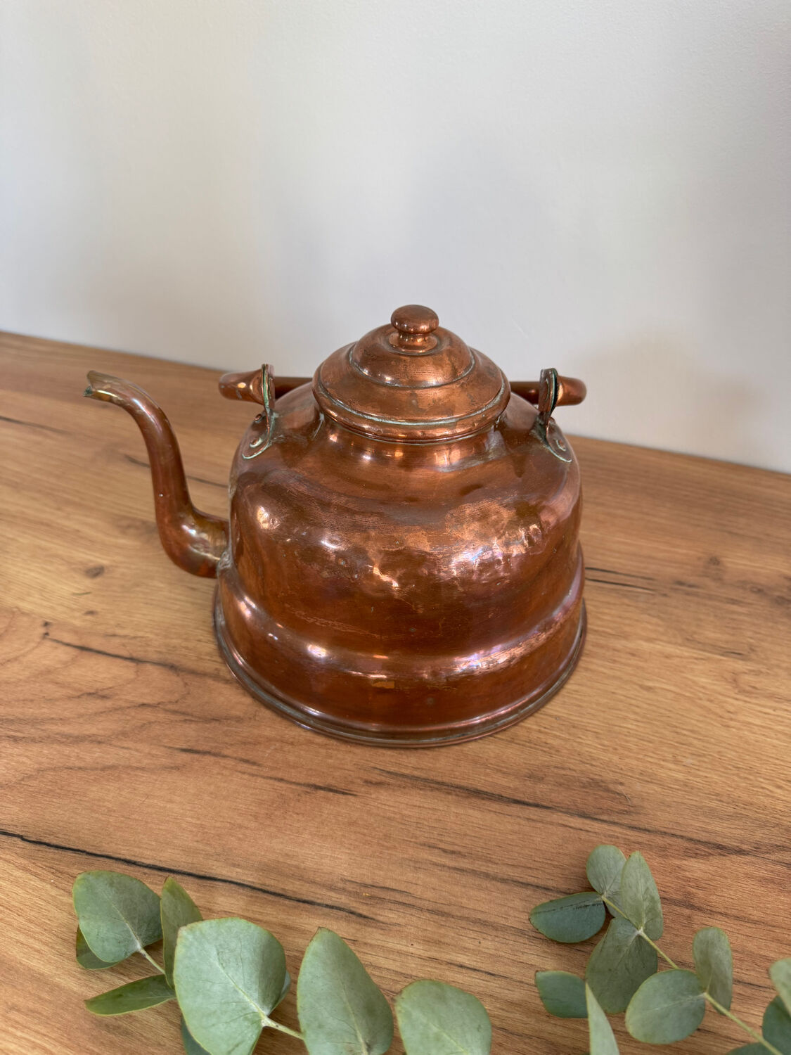 Vintage copper kettle