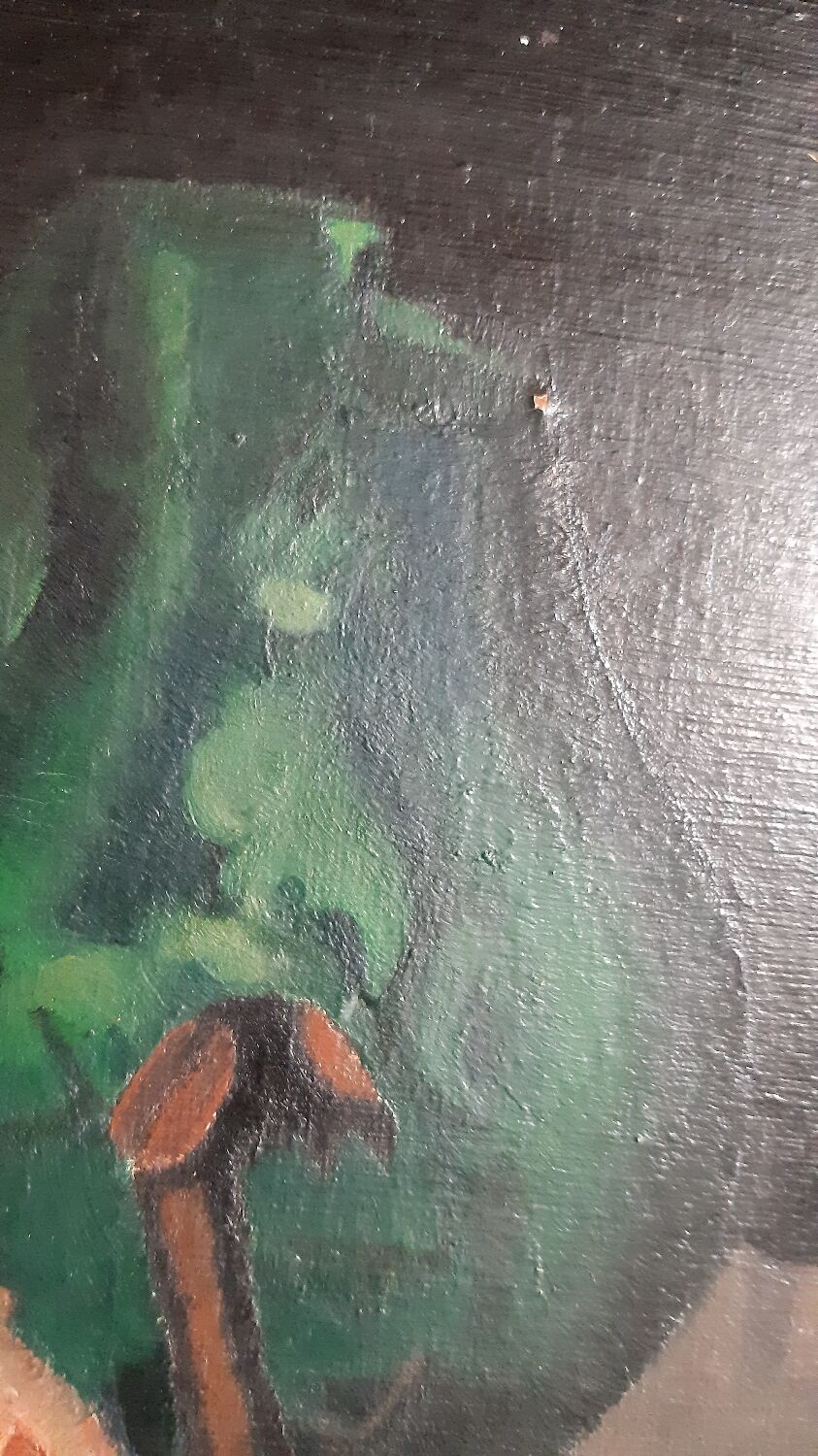 Oil on cardboard by H.Hudertmark 1939