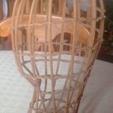 Wicker mannequin head