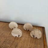 Set of 4 travertine elephants, Fratelli Mannelli, Italy, 1970s