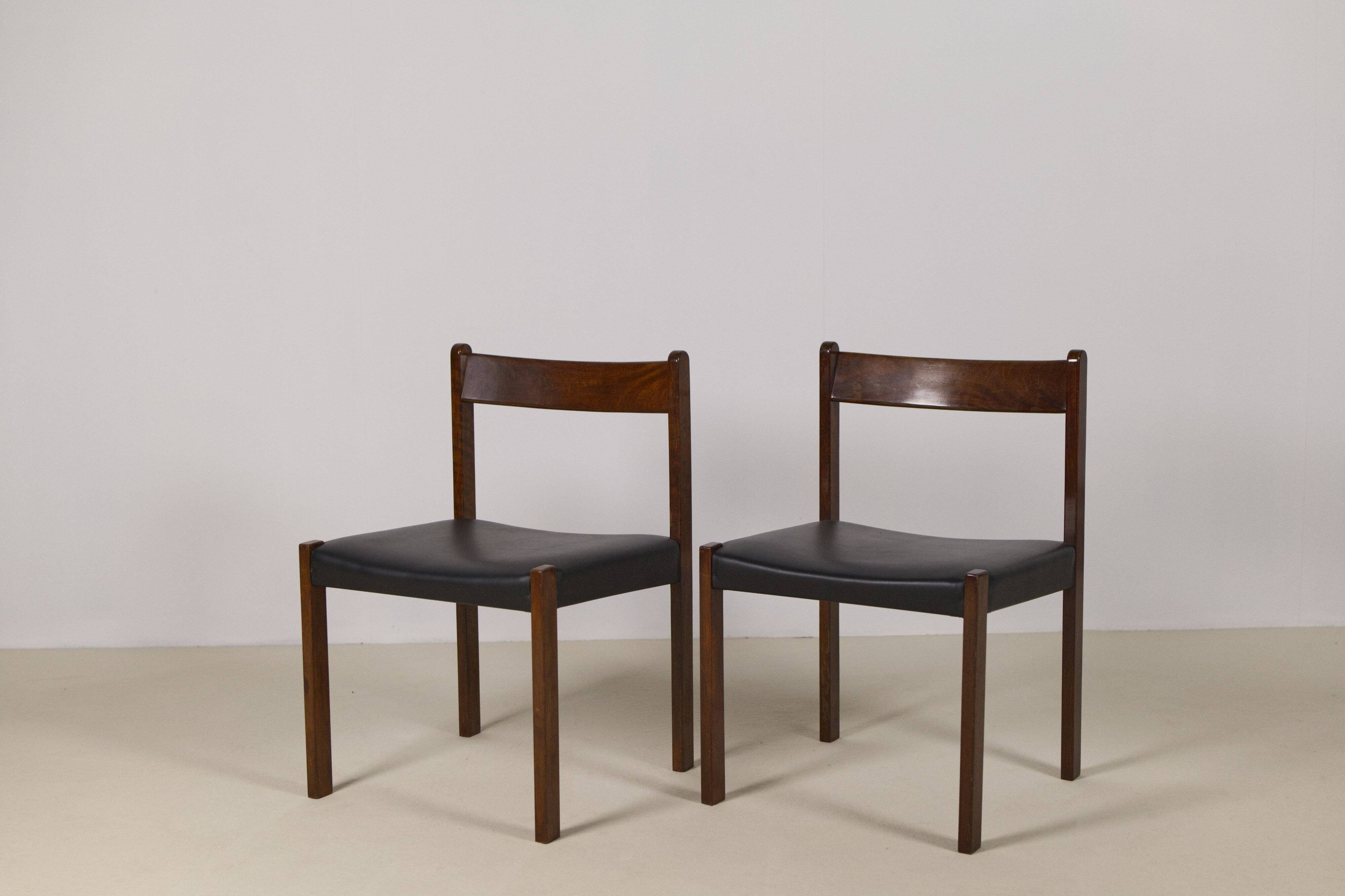 6x Dining chairs Alfred Hendrickx for Belform, 1960s, Belgium