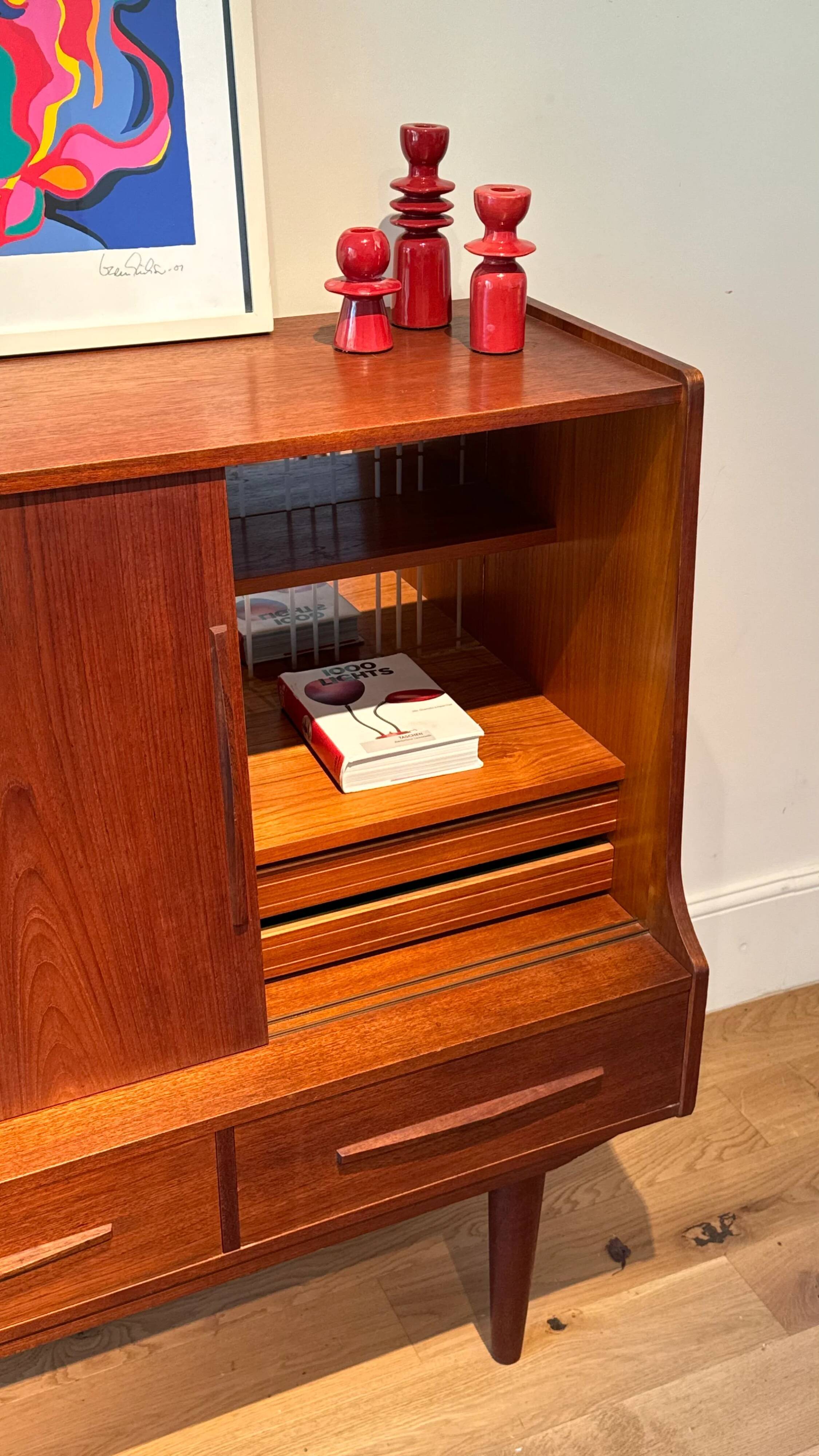 Buffet scandinave vintage en teck "Mads"