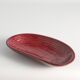 Merlot Red Stoneware Organic Shaped Bowl by Andersson & Johansson, Höganäs