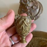 Coupe bronze XIX siecle scène antique
