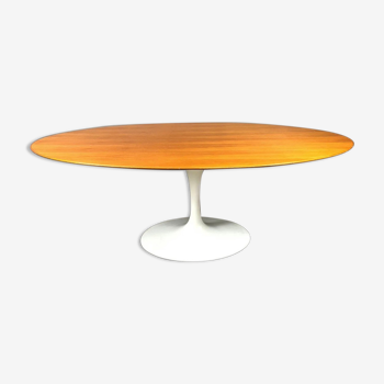 Table de repas Eero Saarinen knoll vintage en teck