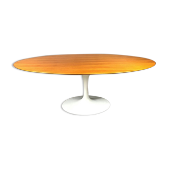 Table de repas Eero Saarinen knoll vintage en teck