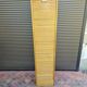 Large vintage 70s wooden curtain filing cabinet