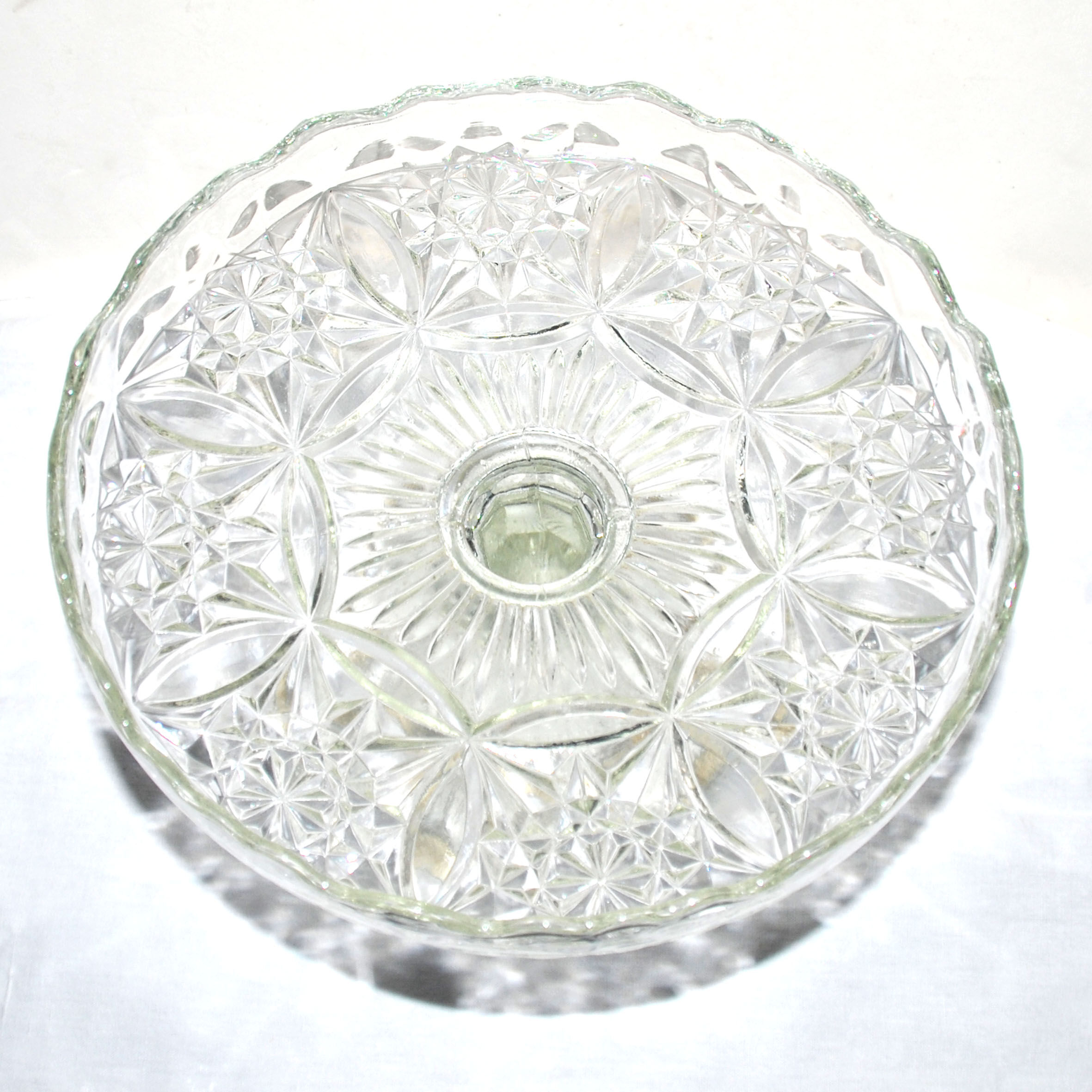 Plat à tarte vintage plat sur pied patisserie 1950