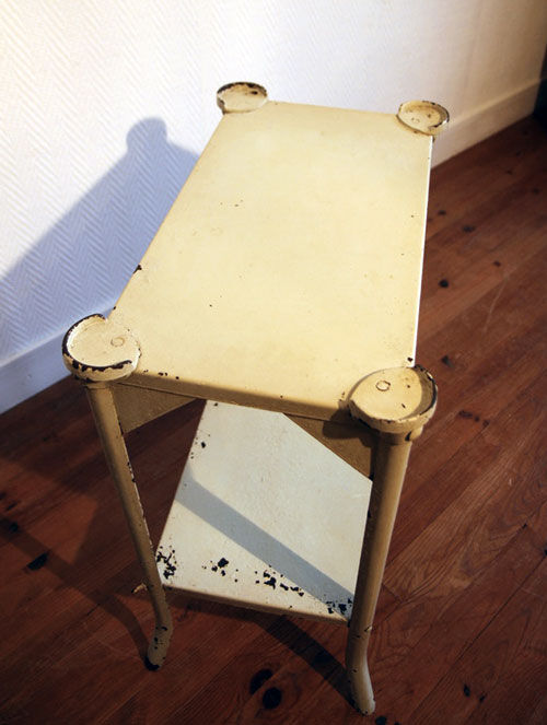 Industrial side table