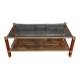 Table basse à deux plateaux par Pierre Vandel Paris 1980