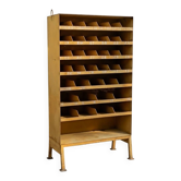 Industrial shelving unit with compartments