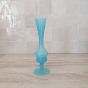 Soliflore / Vase in blue opaline glass, Florentine art