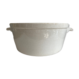 Enamelled ceramic salad bowl