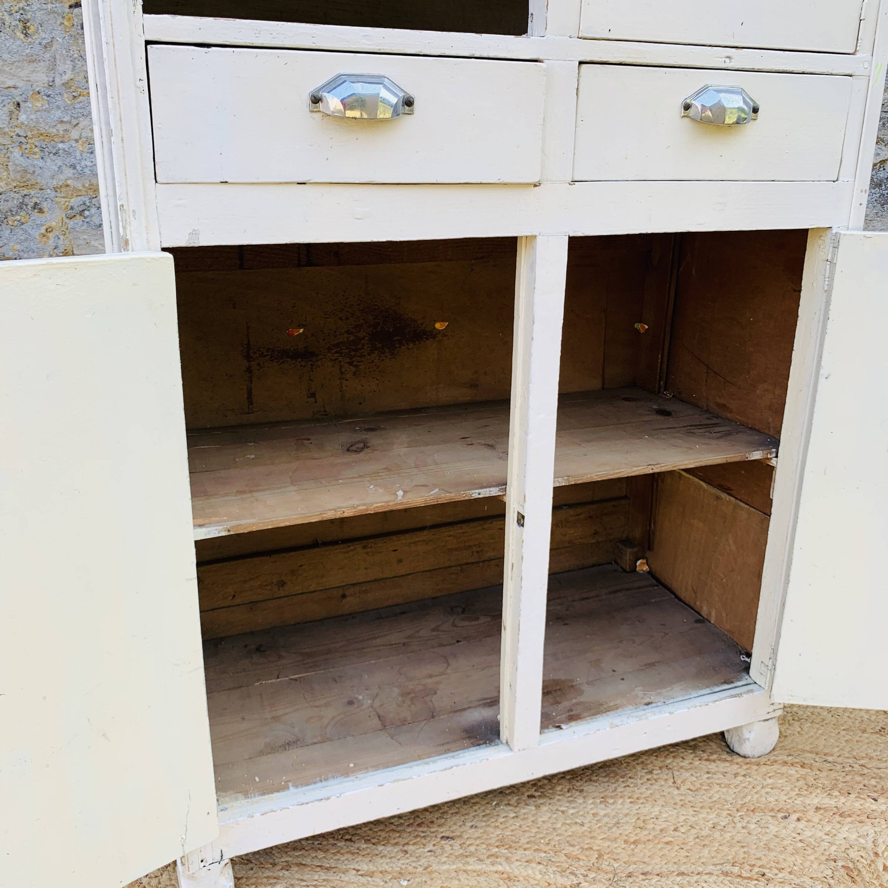 Vintage white sideboard