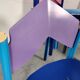 12 multicolored chairs wood and metal, 80s