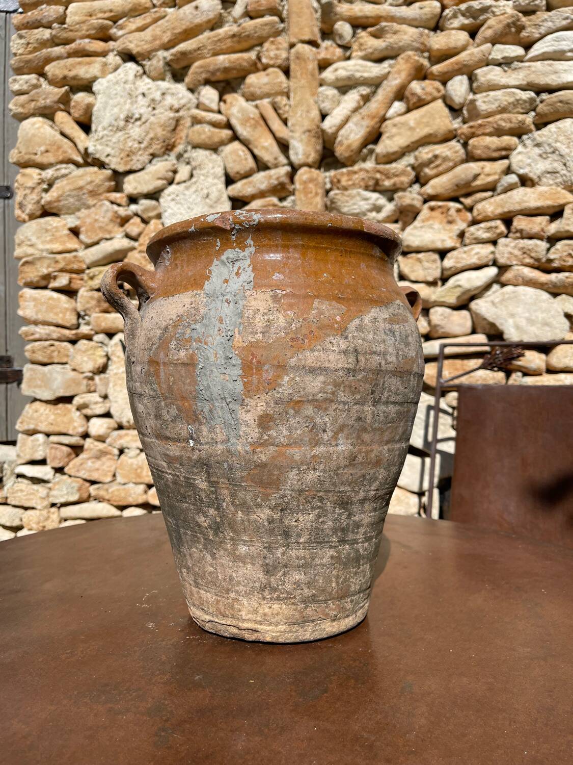 Terracotta pot jar
