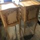 Pair of Venetian bedside louis XV painted