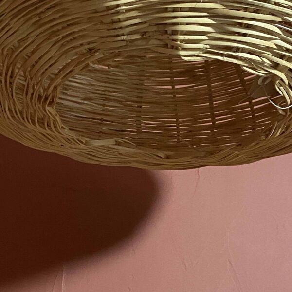 Suspension goutte en osier