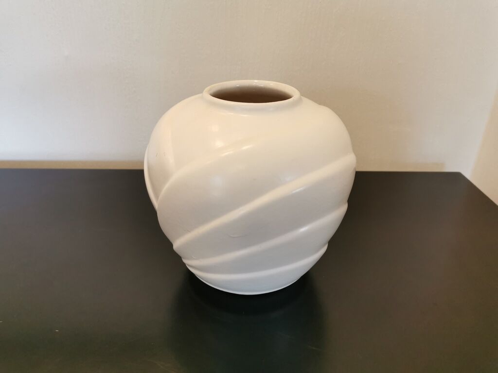 Vase vintage West Germany blanc