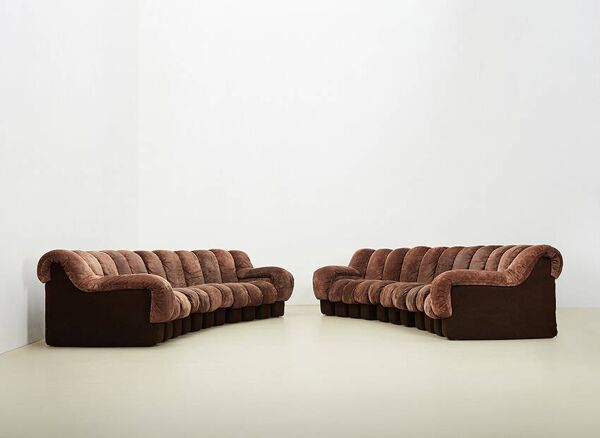 Canapé DS-600 'Snake' par Ueli Berger pour De Sede Suisse années 1970
