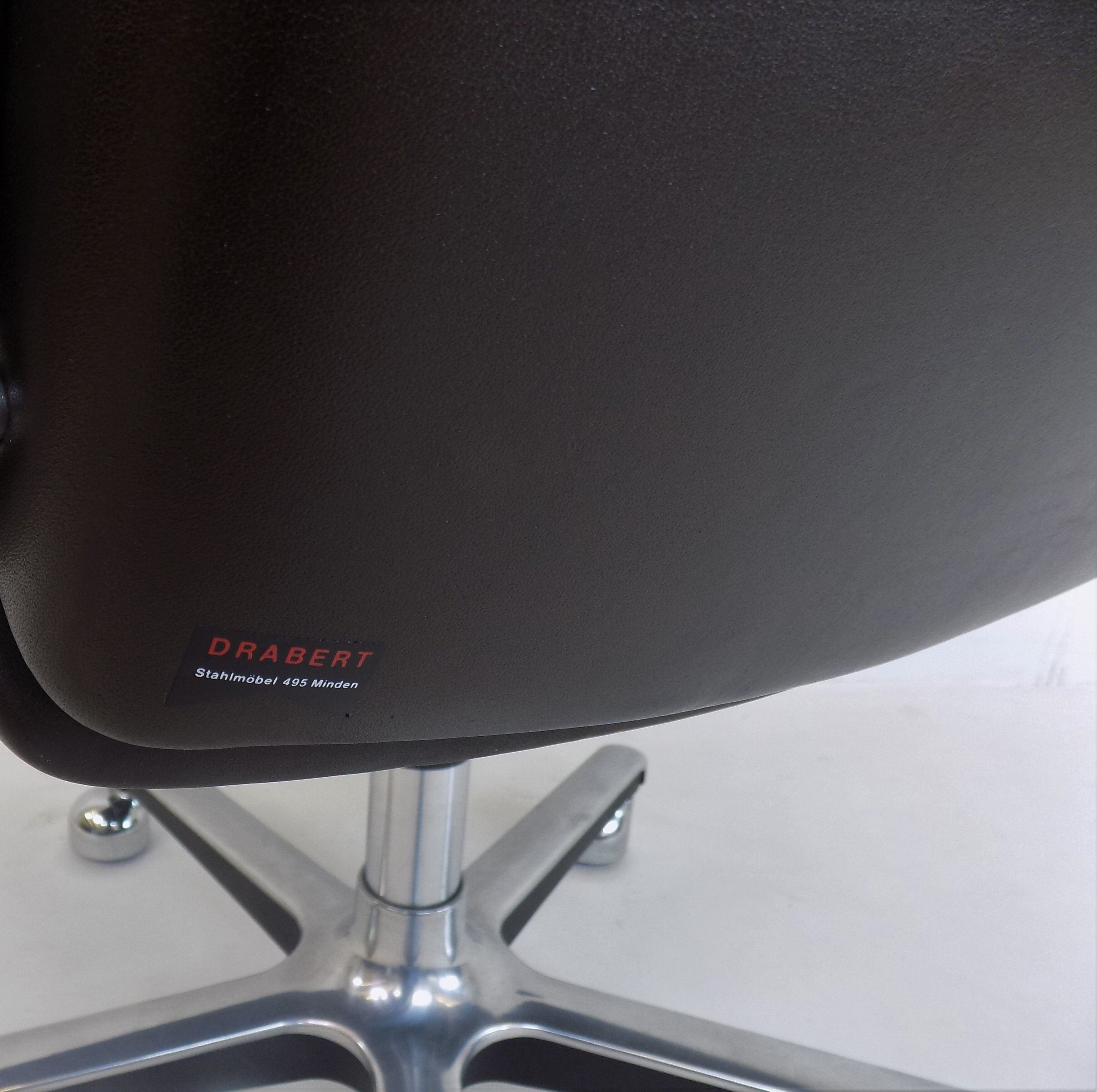 Drabert leather office chair