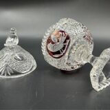 Hofbauer Crystal Candy Box - "Ruby Birds" Model